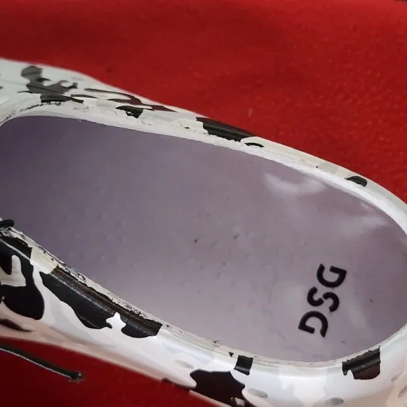DSG Youth White Gray and Black Camo Non Marking Sole EVA Slip On Shoes Size 11K - Picture 11 of 16